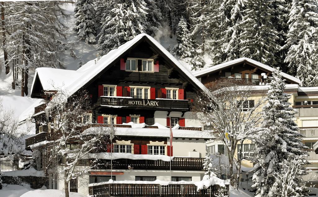 Chalet-Hotel Larix Davos Bagian luar foto